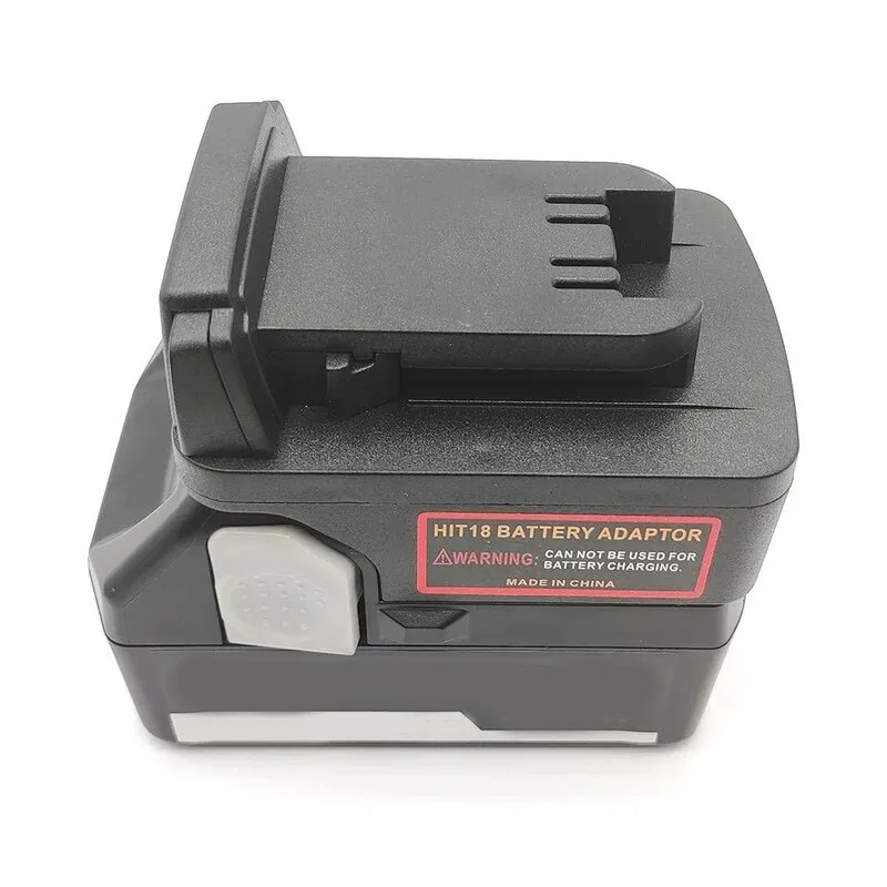 Battery Adapter Compatible For Hitachi/Hikoki 18v Flat Push Lithium Battery Converted To For Milwaukee M&18 Battery Converter