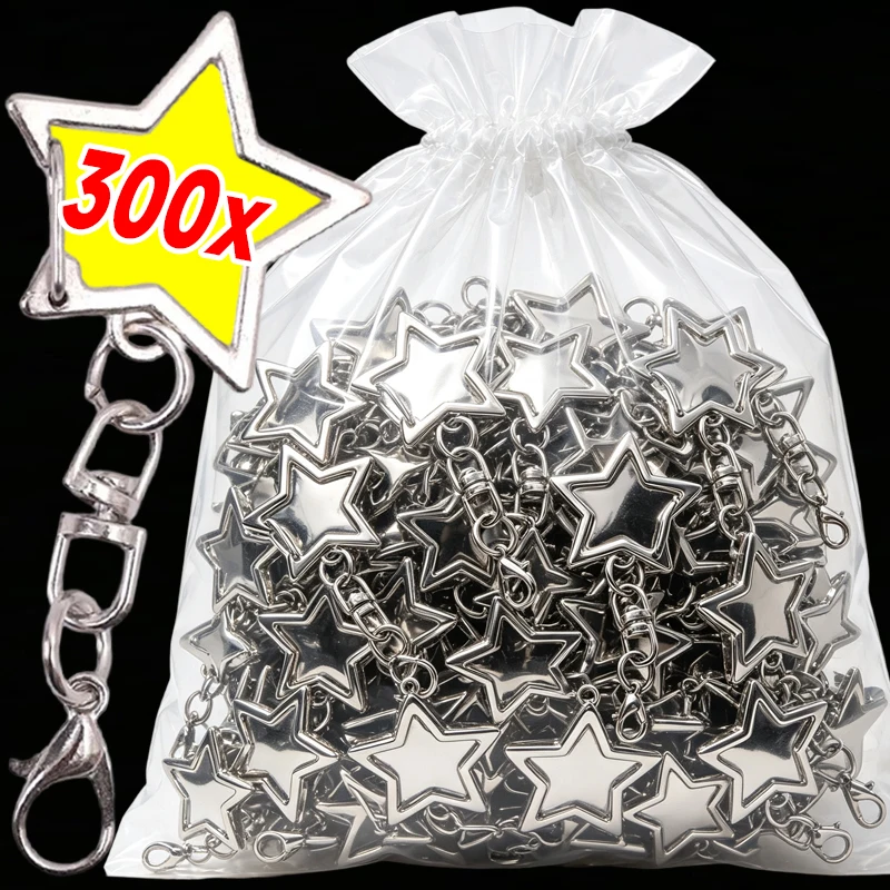 Image of Pentagramm Achtform-Karabinerhaken Schlüsselanhänger Hardware-Zubehör DIY Schmuckverbinder Anhänger Herstellungszubehör Charm-Accessoires