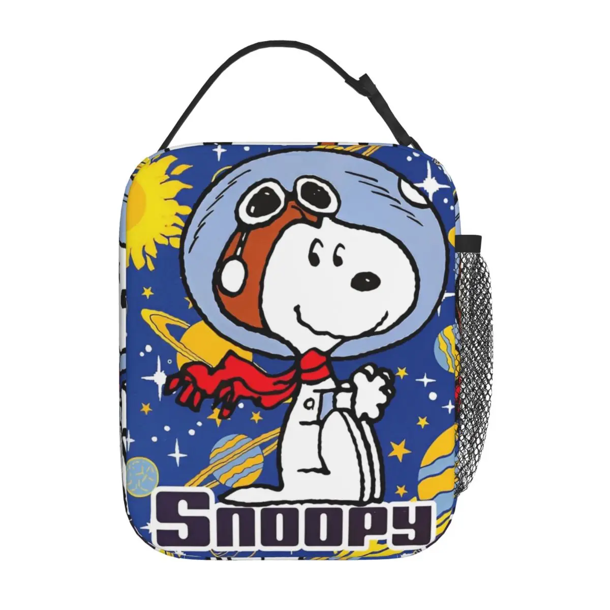 

Snoopys Cute Dogs Woodstock Insulated Lunch Bag for Men Women Food Container Portable Thermal Cooler Lunch Box For Work