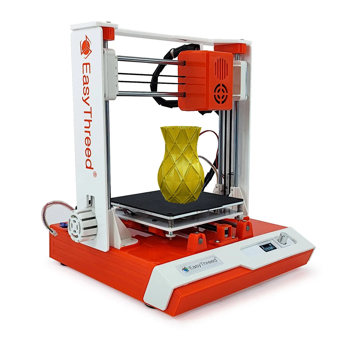 Easythreed K2 plus Mini 3D Printer for Beginners - Household Education Small 3D Printer with LCD Screen Control Student-Friendly