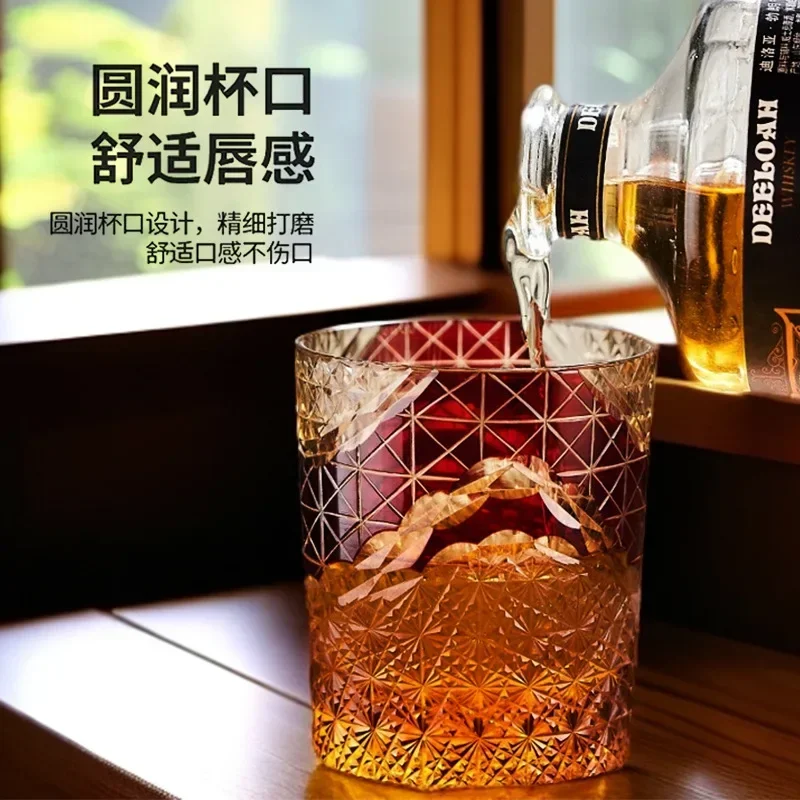 Crystal glass, whiskey cup, foreign wine cup