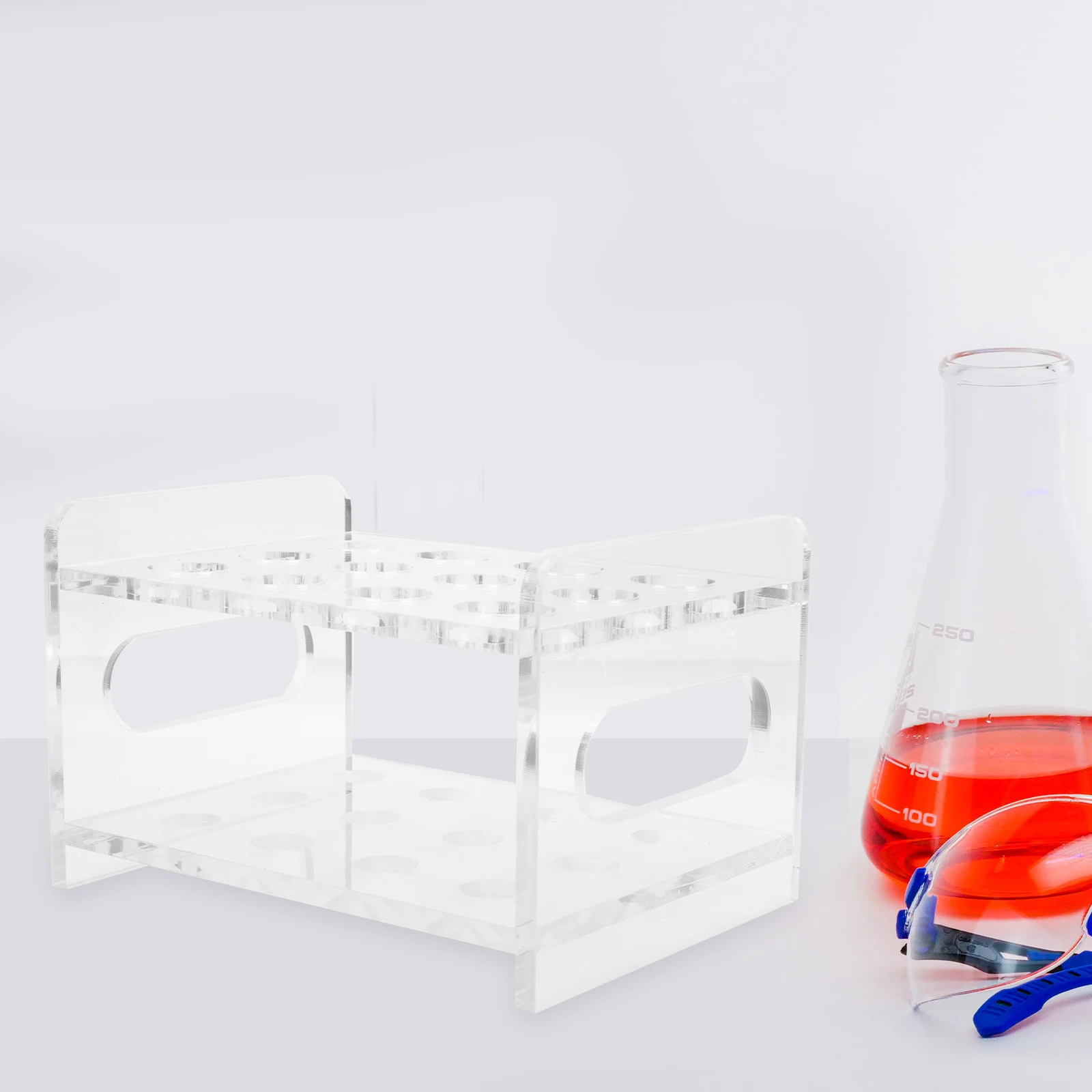 

Test Tube Rack Mini Holder Stand for Racks Plastic Organizer Multifunctional Vial Tubes