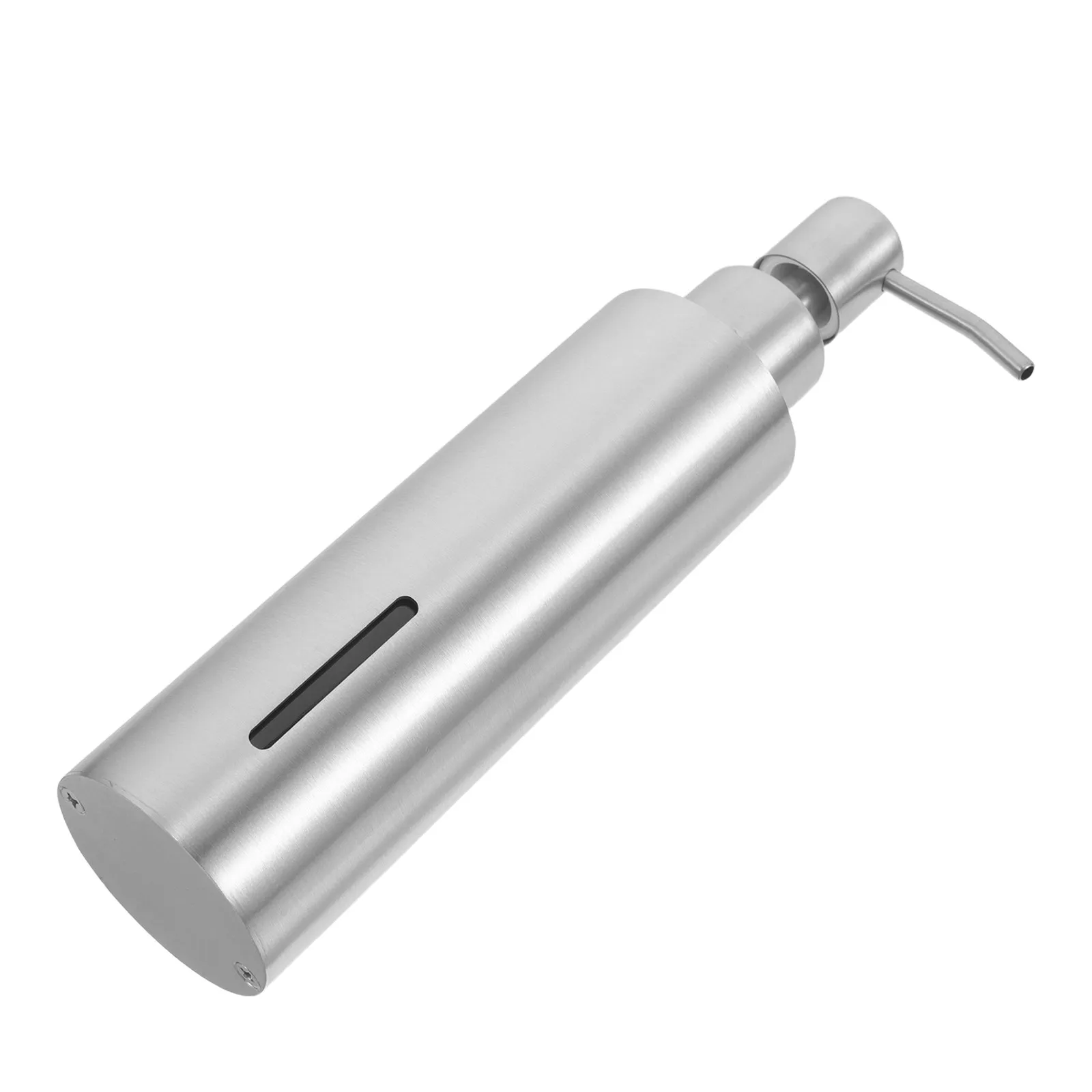 

200Ml Stainless Steel Liquid Soap Dispenser Brushed Nickel Pump Bottle for Hand Wash Shower Gel Lotion Refillable Countertop