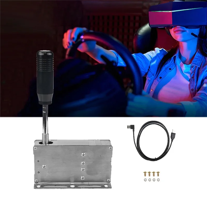 ألعاب سباق USB للكمبيوتر الشخصي محول متسلسل H Gear Shift SIM لـ Logitech G25 G27 G29 G920 G923 Thrustmaster T300RS/GT T500 Parts-N25