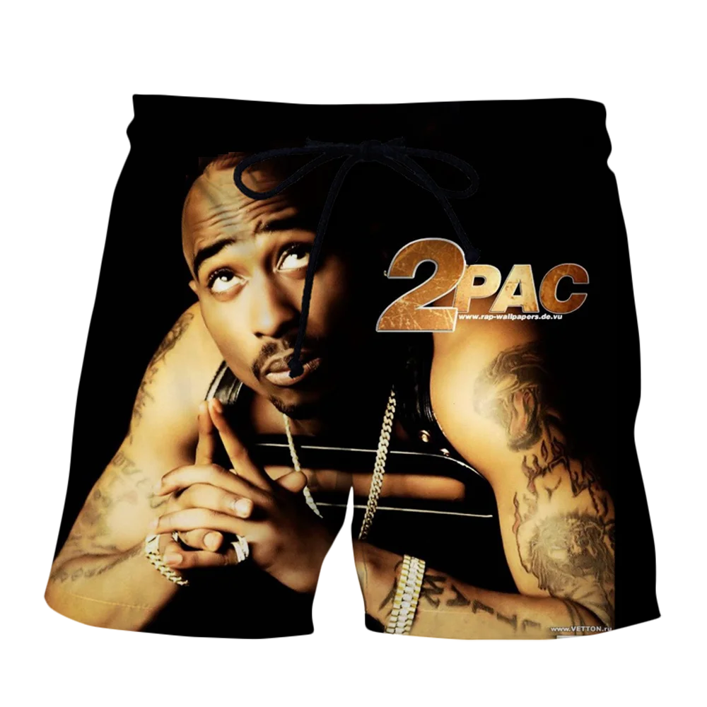 

Новинка, повседневная одежда с 3D принтом, легенда, рэпер, Tupac 2Pac, модные мужские и женские шорты стандартной длины