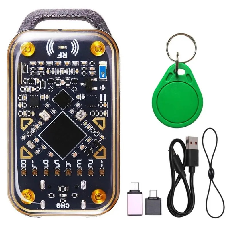 

В наличии: Ультра-современный считыватель RFID-чипов Chameleon + эмулятор смарт-карт и брелок-ключница UID, дубликатор NFC, 125 кГц, 13,56 МГц, для ID/IC-карт