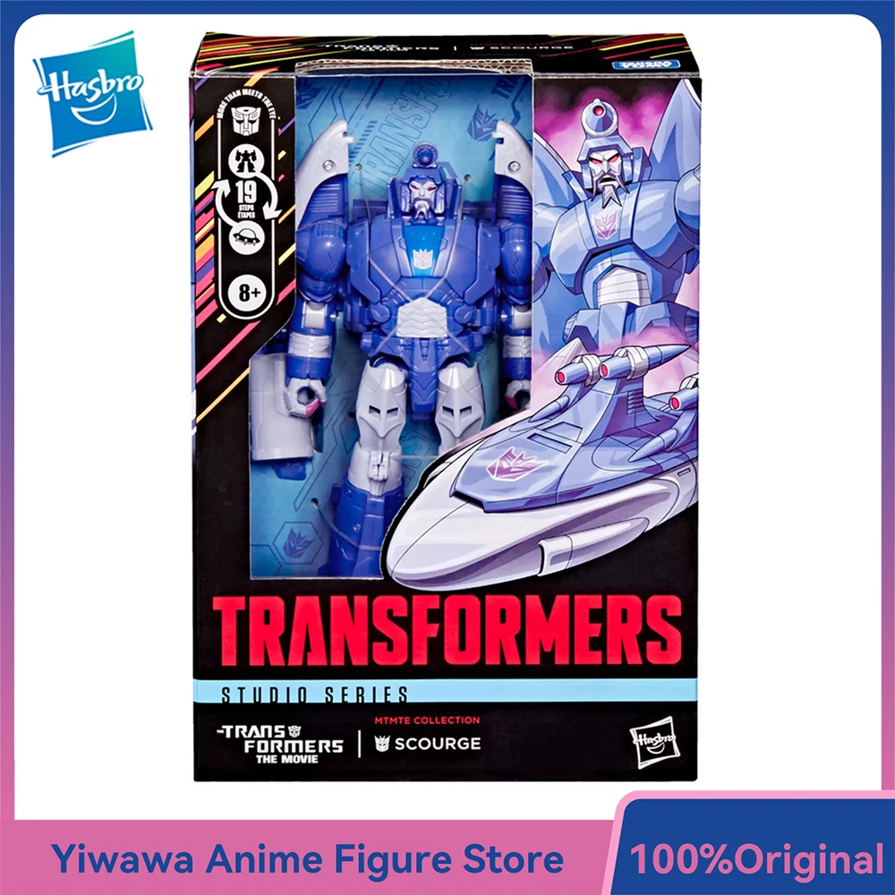 Nowa figurka Hasbro Transformers Studio Series MTMTE Collection Scourge (SS86 The Movie) 16,5 cm, klasa Voyager, model zabawka
