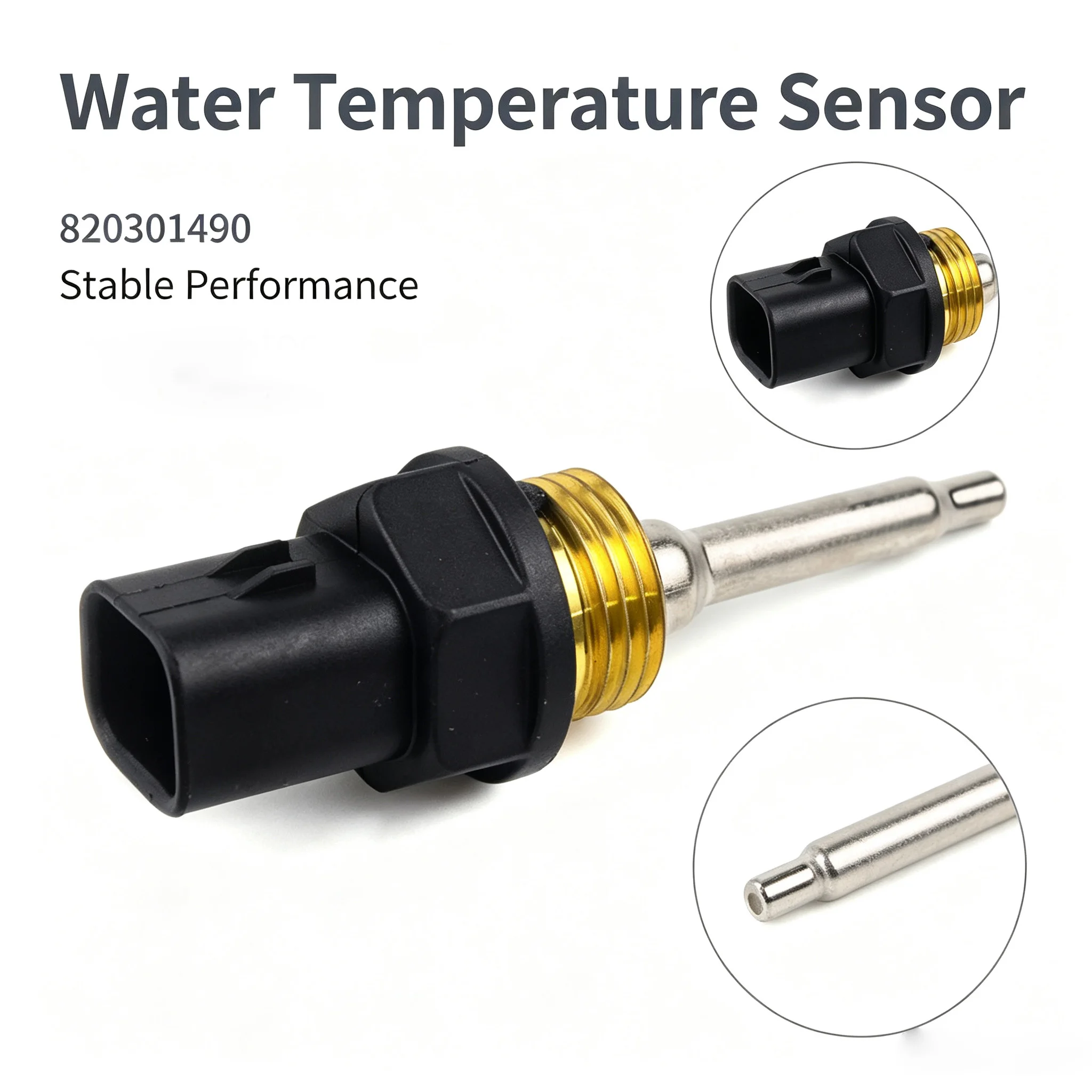 264-4297 Motoröltemperatursensor für Bagger 2644297 Ersatz Kompatibel Metall Kunststoff 8x3x3cm Schwarzer Sensor – Detail 17