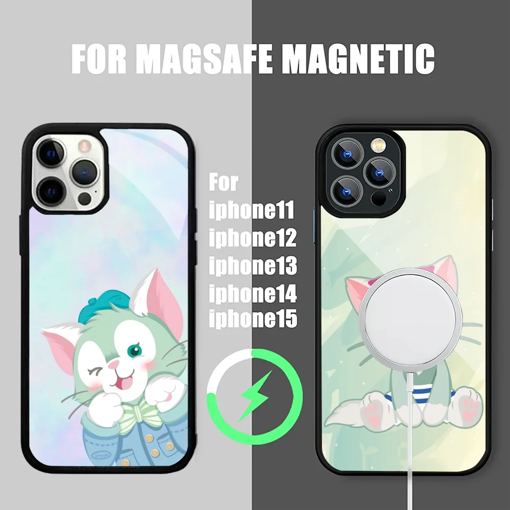 G-Gelatoni FOX D-Disney Phone Case For IPhone 15 14 13 Pro Max 11 12 Mini Alex Mirror For Magsafe Wireless Charging Cover