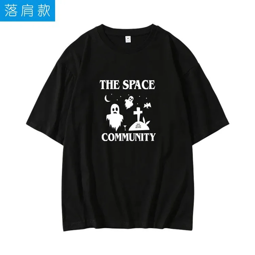 2026 Star Same T-shirt TOP PHOTO Printe TShirt Kpop Summer The Space ALIVE Pullovers Women Korean Style Summer Oversized Tshirt