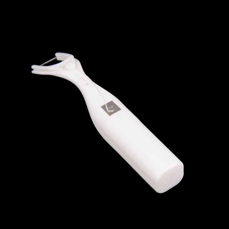 1Pcs Plastic Floss Holder Dental Oral Care Interdental Brush Floss Holder Flosses For Dentist 50 Meter