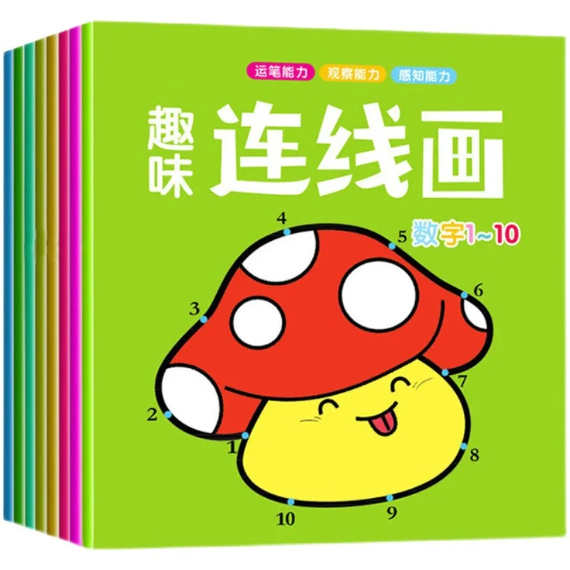 Children's Drawing Book, Baby Coloring Book, Kindergarten Graffiti Coloring Picture Book Set for Ages 2-3-6