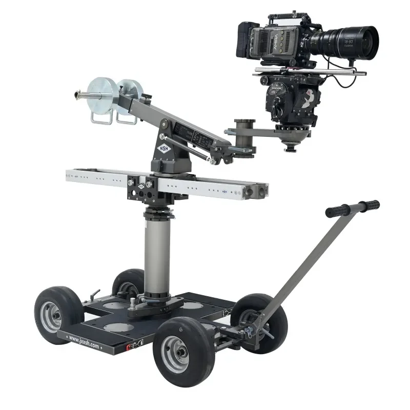 Photography leather wheelbarrow, special mobile car set, multi-function expandable