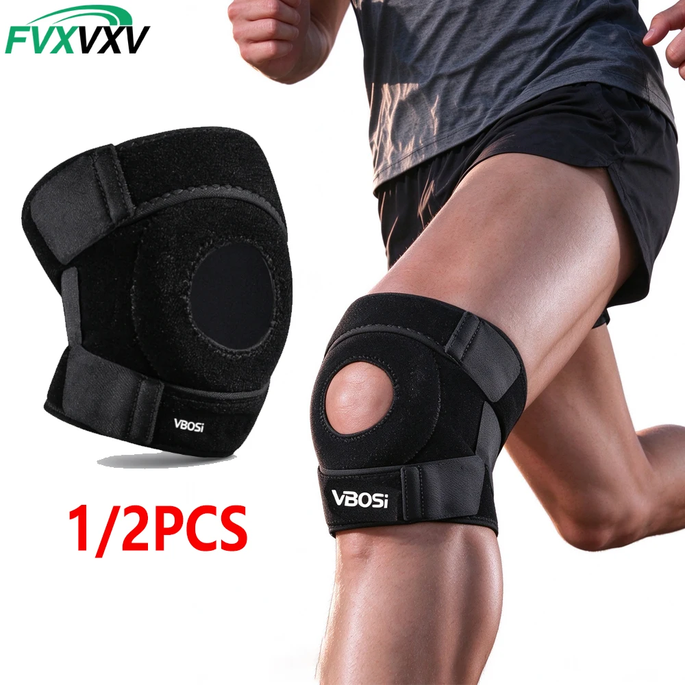 1/2PCS Knee Brace for Men Women Knee Braces for Knee Pain,Patellar Tendon Support Strap,Knee Brace for Meniscus Tear Compressi