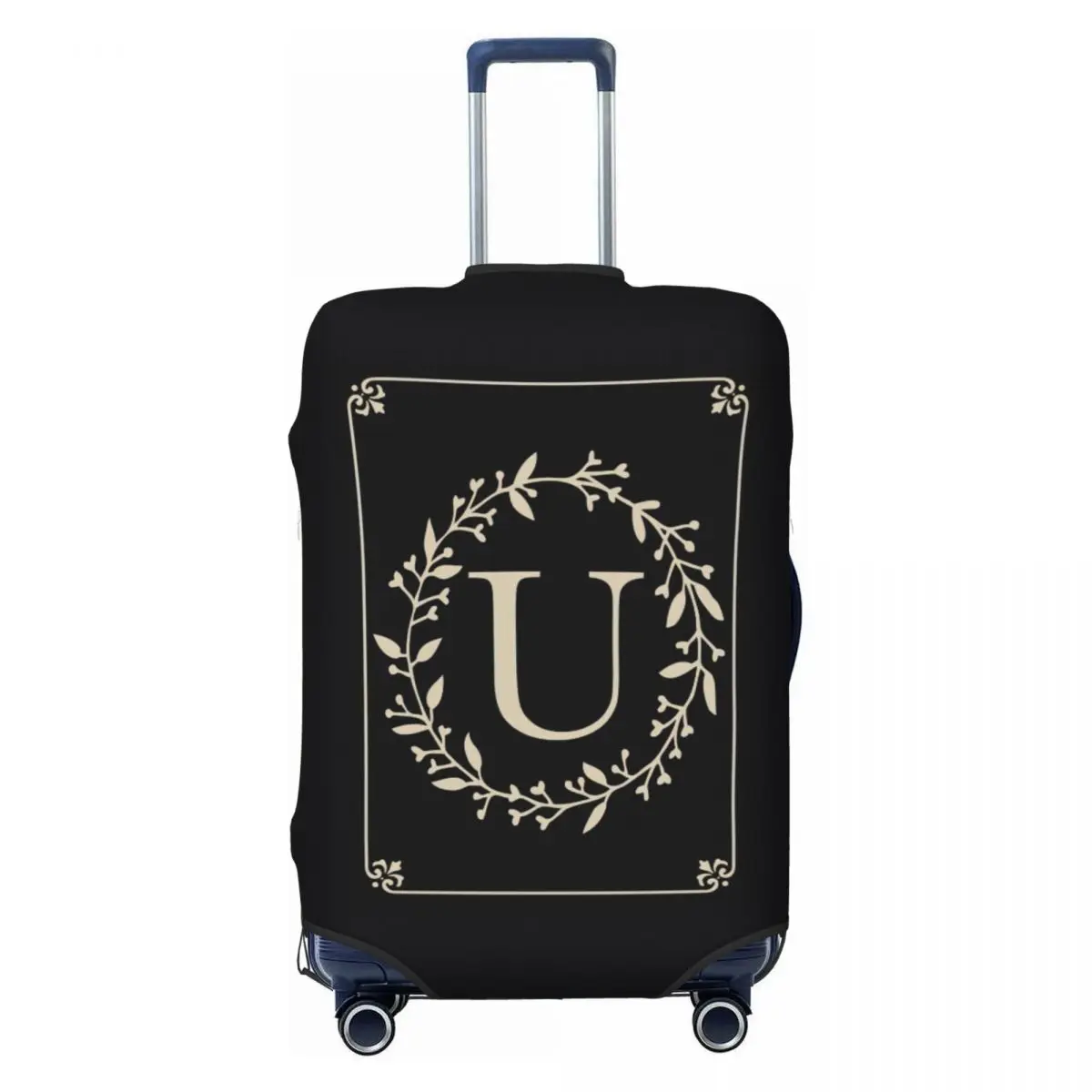 

Classic Monogram Letter U Print Luggage Protective Dust Covers Elastic Waterproof 18-32inch Suitcase Cover Travel Accessories