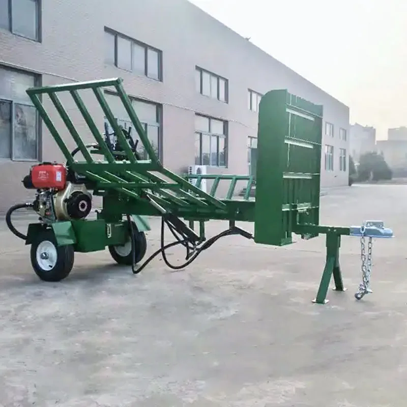 Wood Cutting Machine 45 Ton Log Splitter Gasoline Hydraulic Electric Wood Splitter Firewood Processor