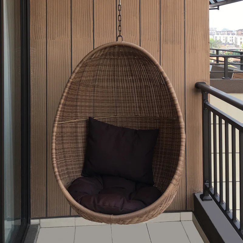 

Hanging chair swing girl villa balcony single hanging basket indoor hanging anti-rollover