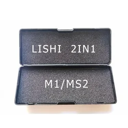 ORIGINAL LISHI 2IN1FOR M1/MS2 Master Padlocks Keyway Tool NO BLACK BOX