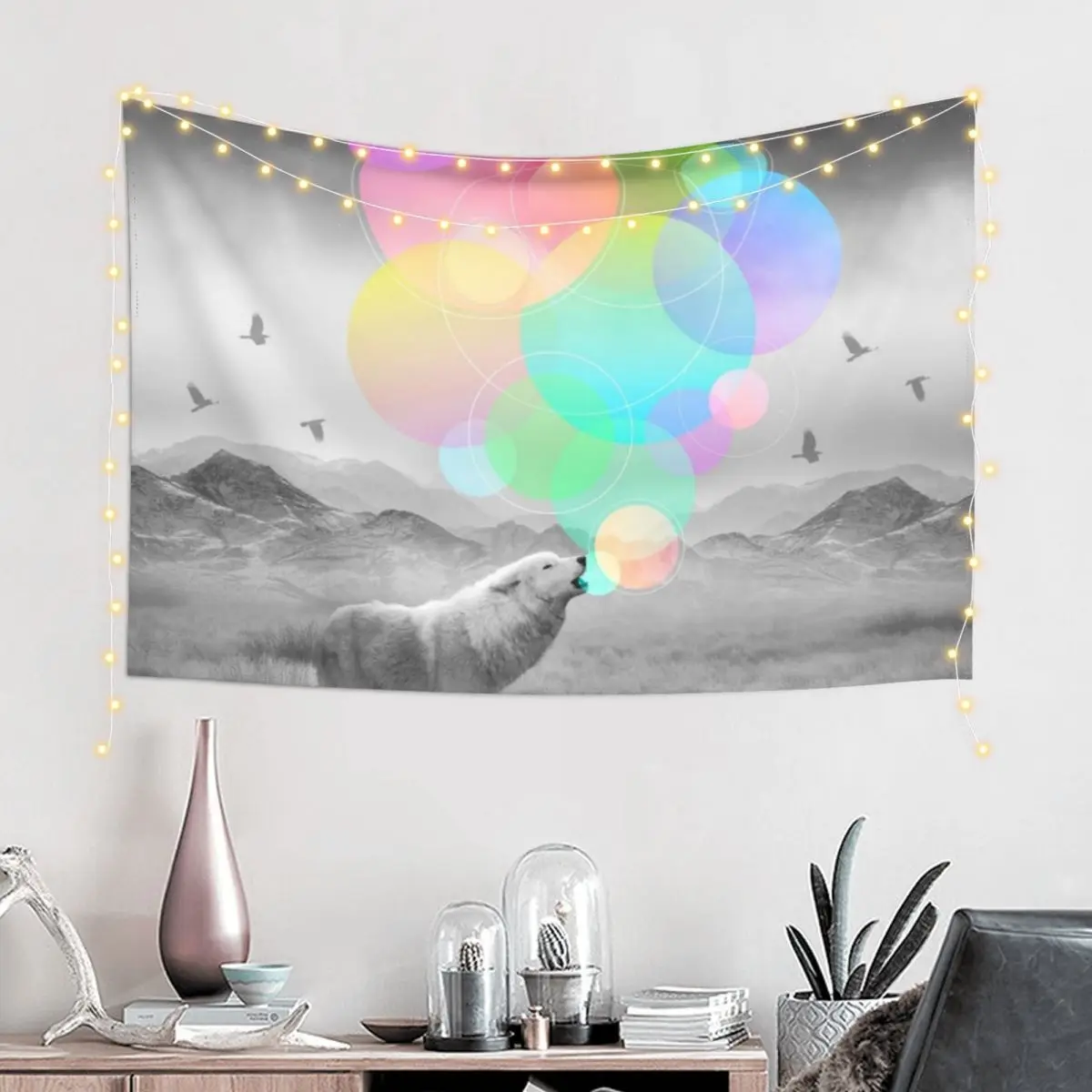 The Echoes of Silence Tapestry Cute Room Things Wall Decoration Items Things To The Room Tapestry