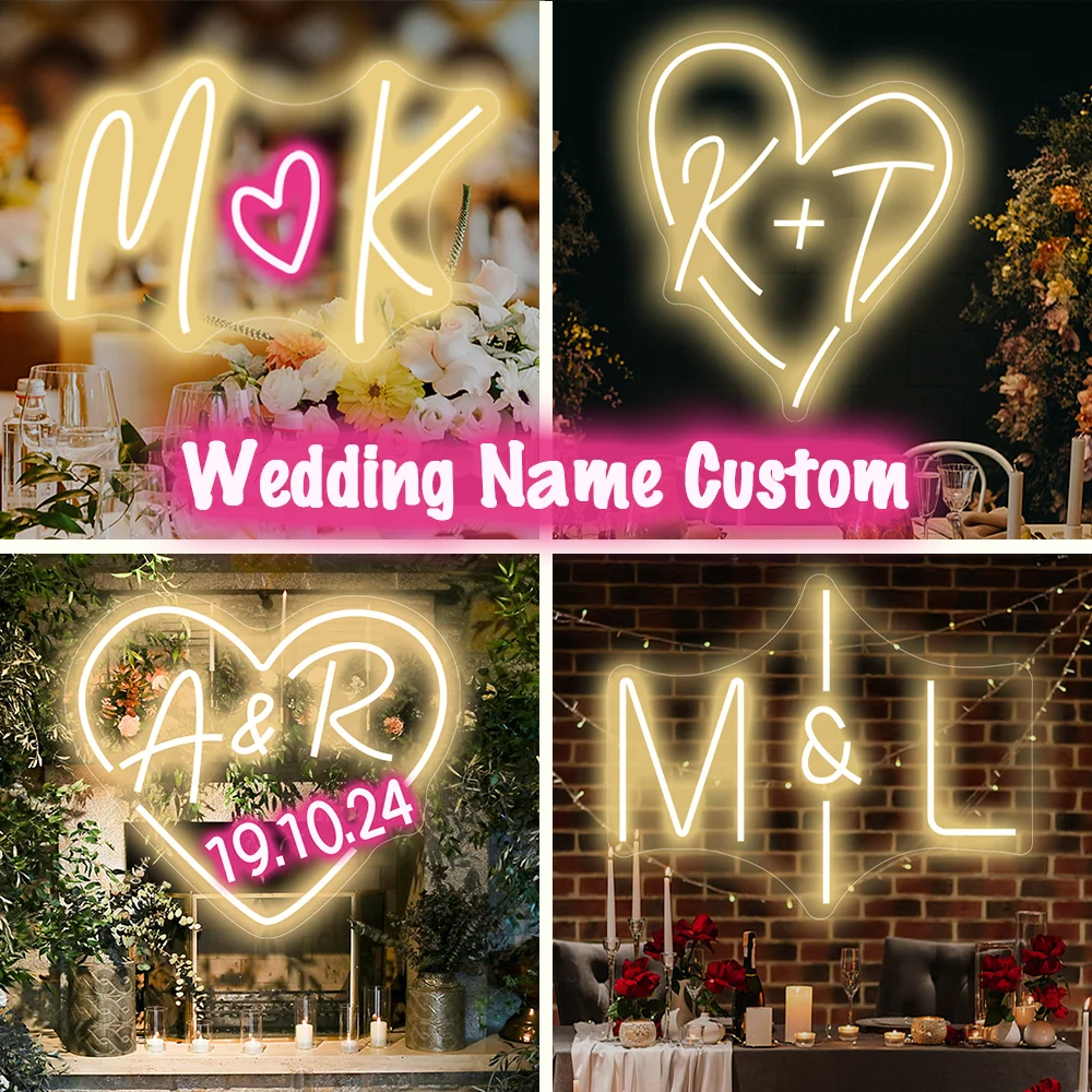 

Custom Neon Signs Dimmable 5V/2A Led Light Sign for Bedroom Wall Decor Customizable Wedding and Birthday Party Decorations Gift