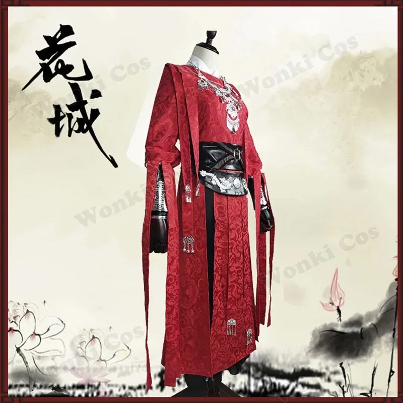 Anime Heaven Official's Blessing Hua Cheng Cosplay Costume Wig Black Hair Tian Guan Ci Fu San Lang Cosplay Hanfu Costumes