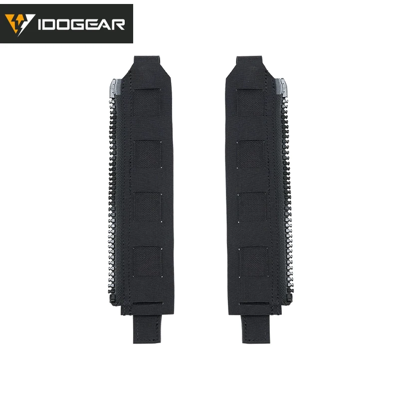 IDOGEAR Tactical Zipper MOLLE Adapter 10# For Rear Back Pack Plate Carrier Camo 3950