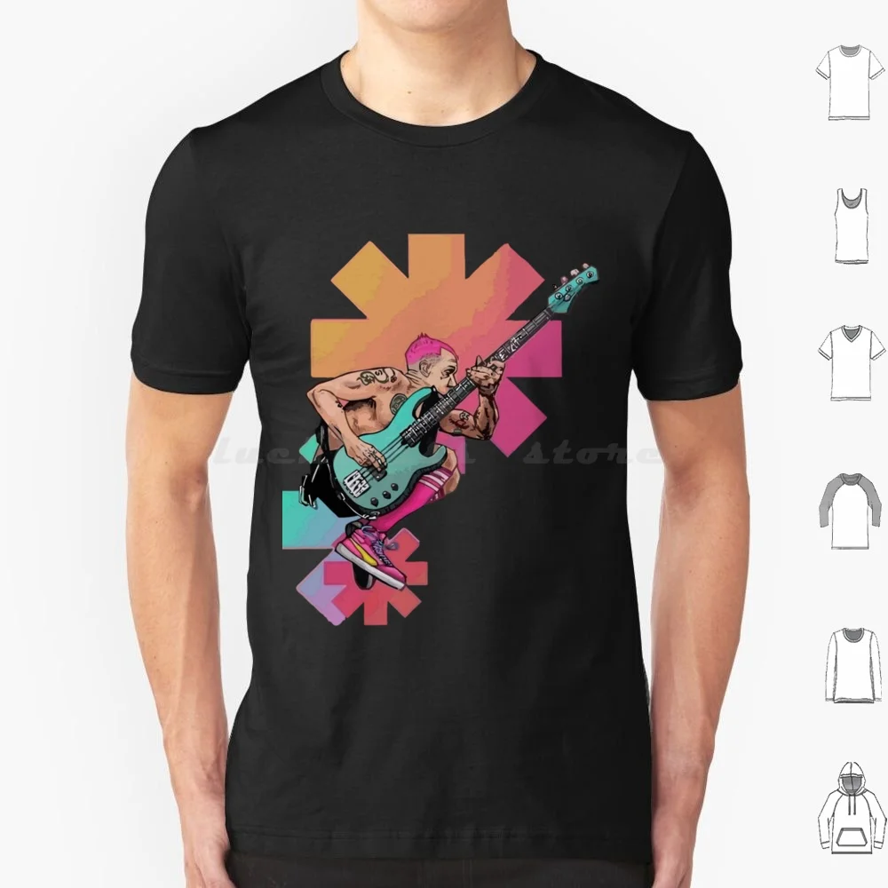 Camiseta clásica Fleaaa talla grande 100% algodón John Frusciante Frusciante Flea música Anthony Kiedis guitarra Chad Smith