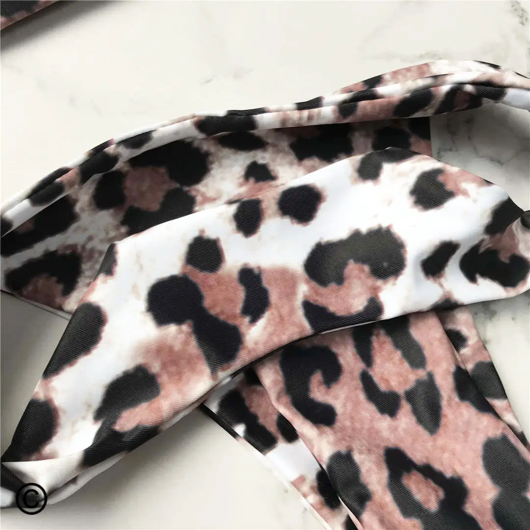 S - XL Neuer, sexy Leoparden-Bikini, Damen-Badeanzug, zweiteiliges Bikini-Set, mit Bügel, Badebekleidung, Badeanzug, Badebekleidung V872 – Detail 27