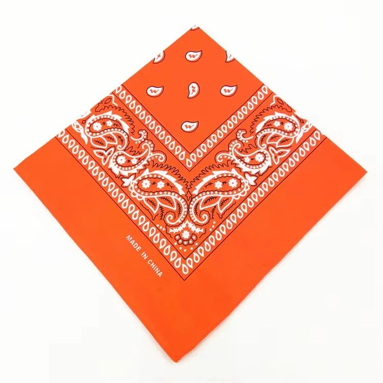 1-4 Stücke Mode Hip Hop Baumwolle Bandana Quadrat Schal 54 cm * 54 cm Schwarz Rot Paisley Stirnband Gedruckt Für Frauen/Männer/Jungen/Mädchen – Detail 14