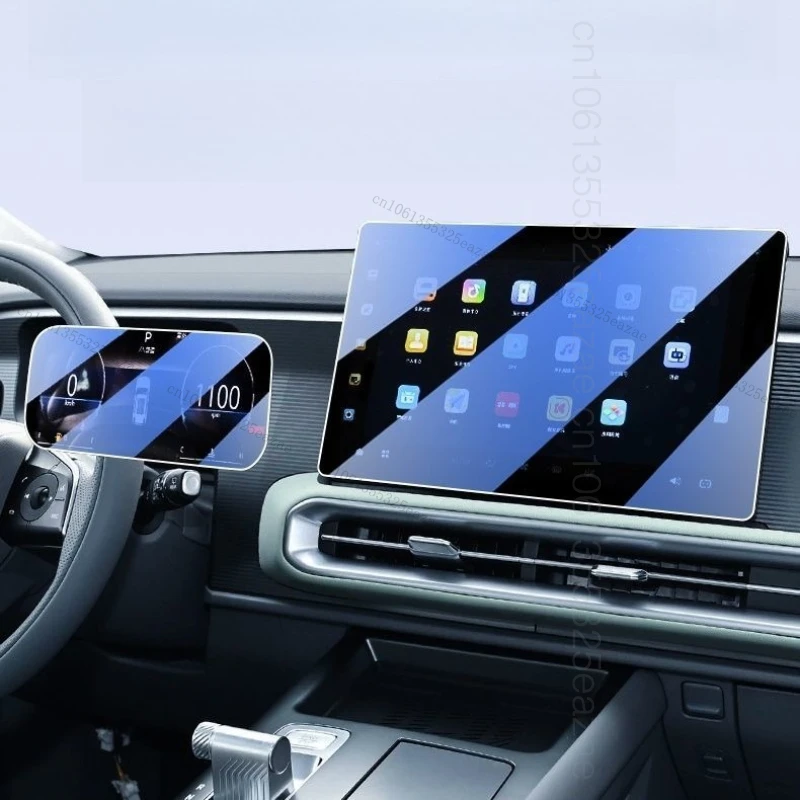 طبقة رقيقة واقية من الزجاج المقسى لـ BAIC Bejing BJ30 2024 2025 نظام تحديد المواقع للسيارة راديو الملاحة شاشة LCD ملحقات مضادة للخدش