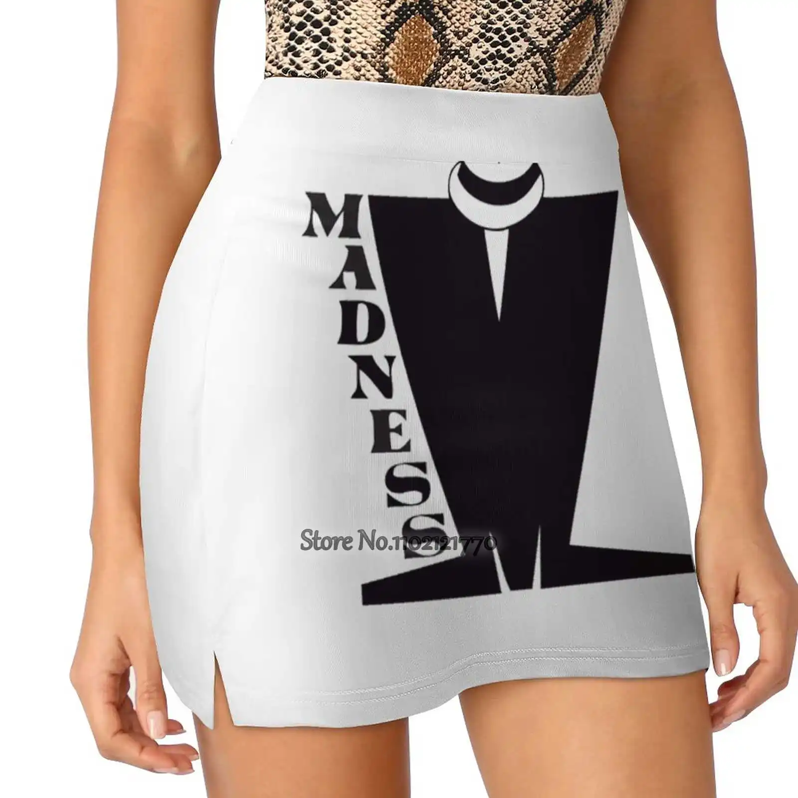 Madness Trending Fashion Skirt Summer Printed Women Sport Skirts Double-Layer Athletic Skinheadreggae Skinheads Oi Subculture