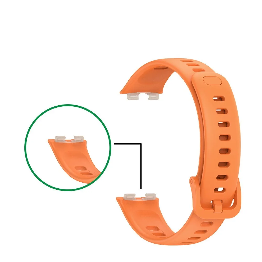 สายนาฬิกาซิลิโคนระบายอากาศได้ดีสายรัดข้อมืออัจฉริยะอุปกรณ์ทดแทนสายนาฬิกาสำหรับ Huawei 9/8