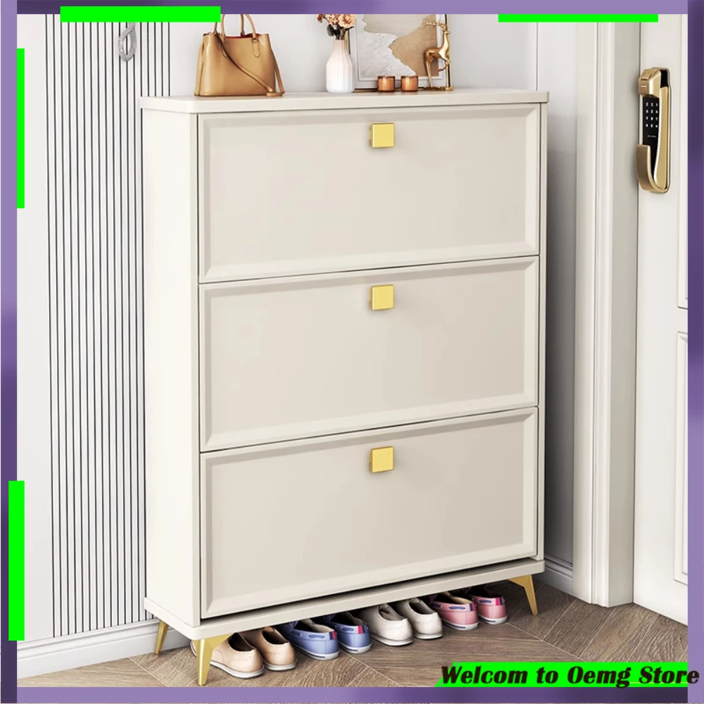 

Nordic Luxury Vertical Shoe Rack With Drawer Stylish Organized Storage Cabinet Entrance Bedroom Perfect Home Furniture Solution