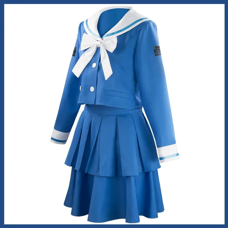 Anime Game Chabashira Tenko Cosplay Costume Japan South Korea Jk School Uniform Skirt Wig Woman Sexy Kawaii Campus Suit cm;5