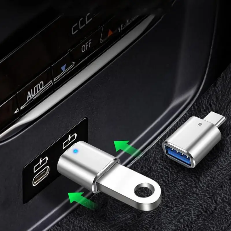 To USB Adapter USBc To USB With 3.0 Adapter Side By Side Male To USB 3.0 Female Typec Adaptor For Keyboard Mouse U Disk