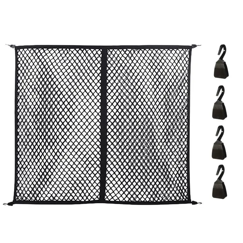 Highly Flexible Cargo Net Fabric Car Trunk Luggage Net Pickup Truck Fixed Net Sturdy And Heavy Duty Storage Supplies for car