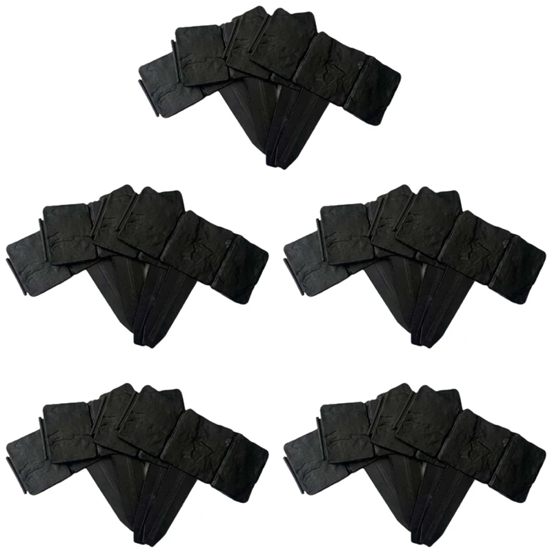 

KEKA Garden Edging Border, Garden Landscape Edging Borders For Flower Bed, Black Stone Effect Plastic Lawn Edging Fencing