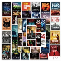 10/30/50PCS Stephen Edwin King Novel Horror Sticker DIY Phone Laptop Luggage Skateboard Graffiti Decals Fun for Kid Toy