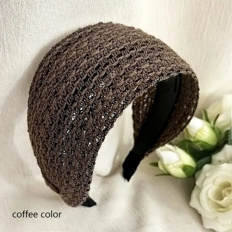 8 Cm Wide-brimmed Headband New  Non-slip Headgear with Teeth Face Wash and Makeup Headband  Hair Accessories for Women  Diademas