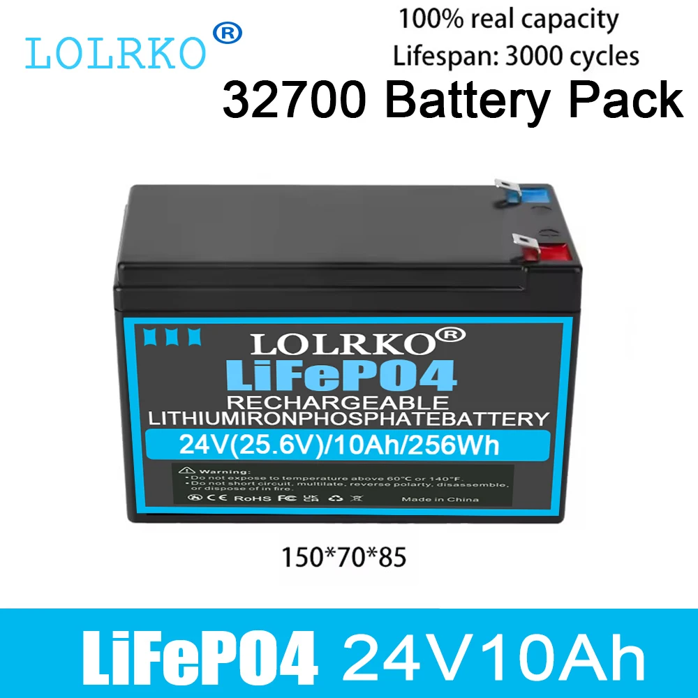 NIEUWE LiFePO4 accu 24V 10Ah voor elektrische kinderauto's, speelgoedauto's, motorfietsen, kinderwagens, deuropeners en veiligheidssystemen.