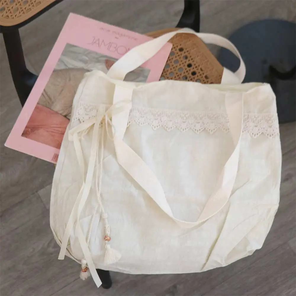 

Simple Casual Vintage Shoulder Bag Large Capacity Shopping Bag Leisure Cloth Bag Commute Handbag Gentle Tote Bag Women