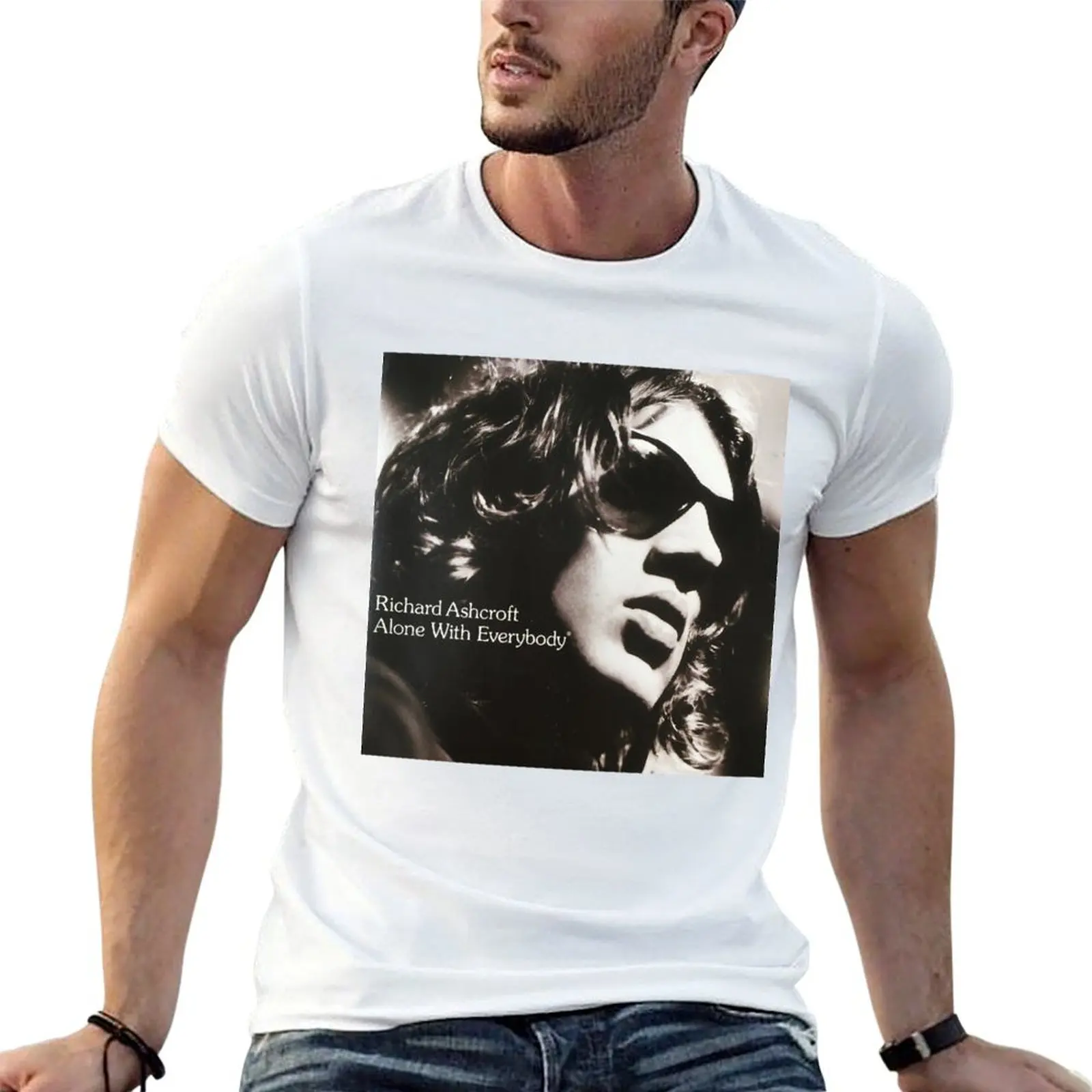 Rock Most Trending Band Reunite Singer Songwriter Guitar Drums Richard Ashcroft Vintage T-Shirt Comfortable Basic Crew Neck Tee