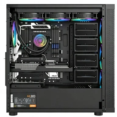 High‑Capacity Multi‑HDD NAS PC Case, Fit E‑ATX Mainboard, SSD HDD Installation Slots Desktop Storage Chassis