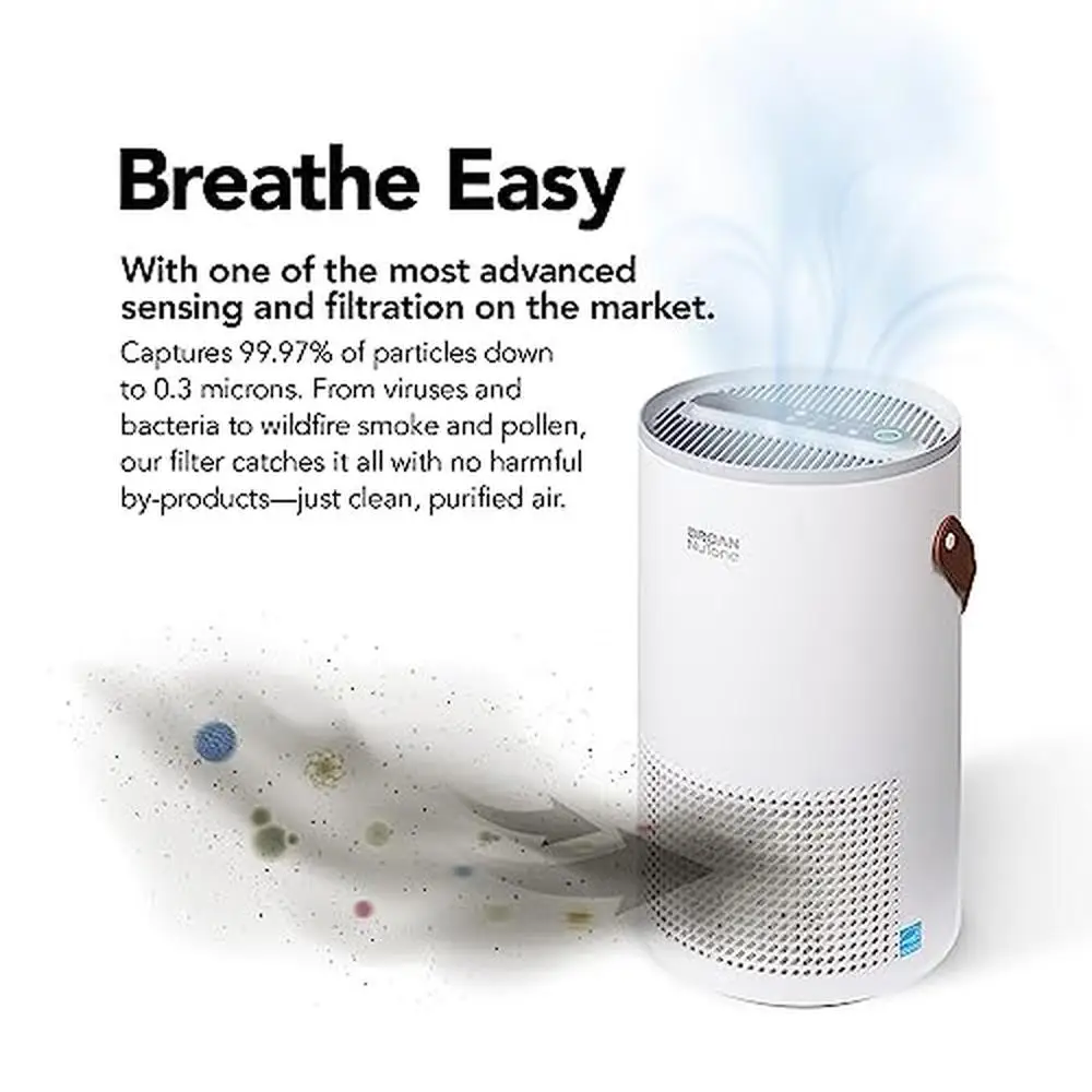 HEPA Air Purifier Auto Sensing Pollutant Removal BNAP-100 UV 236 Sq. Ft.