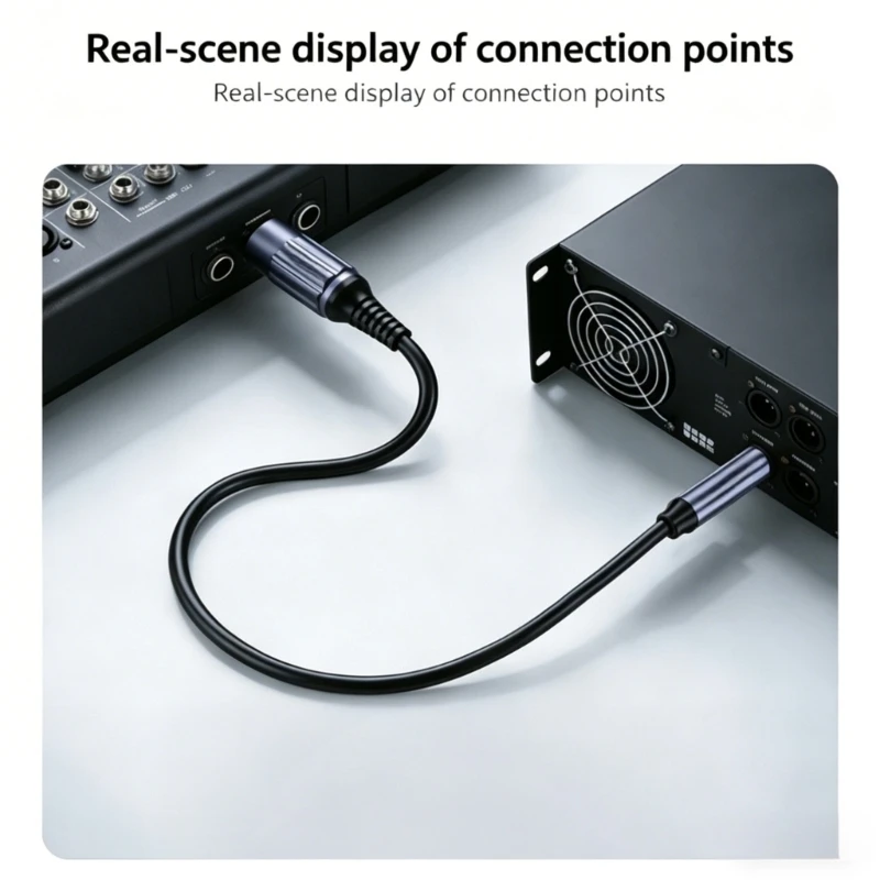 Heavy Duty 1/4Inch To XLR Female Balanced Sound Cable For Mixers And Instrument For Professional Recording Stage Use 83CF
