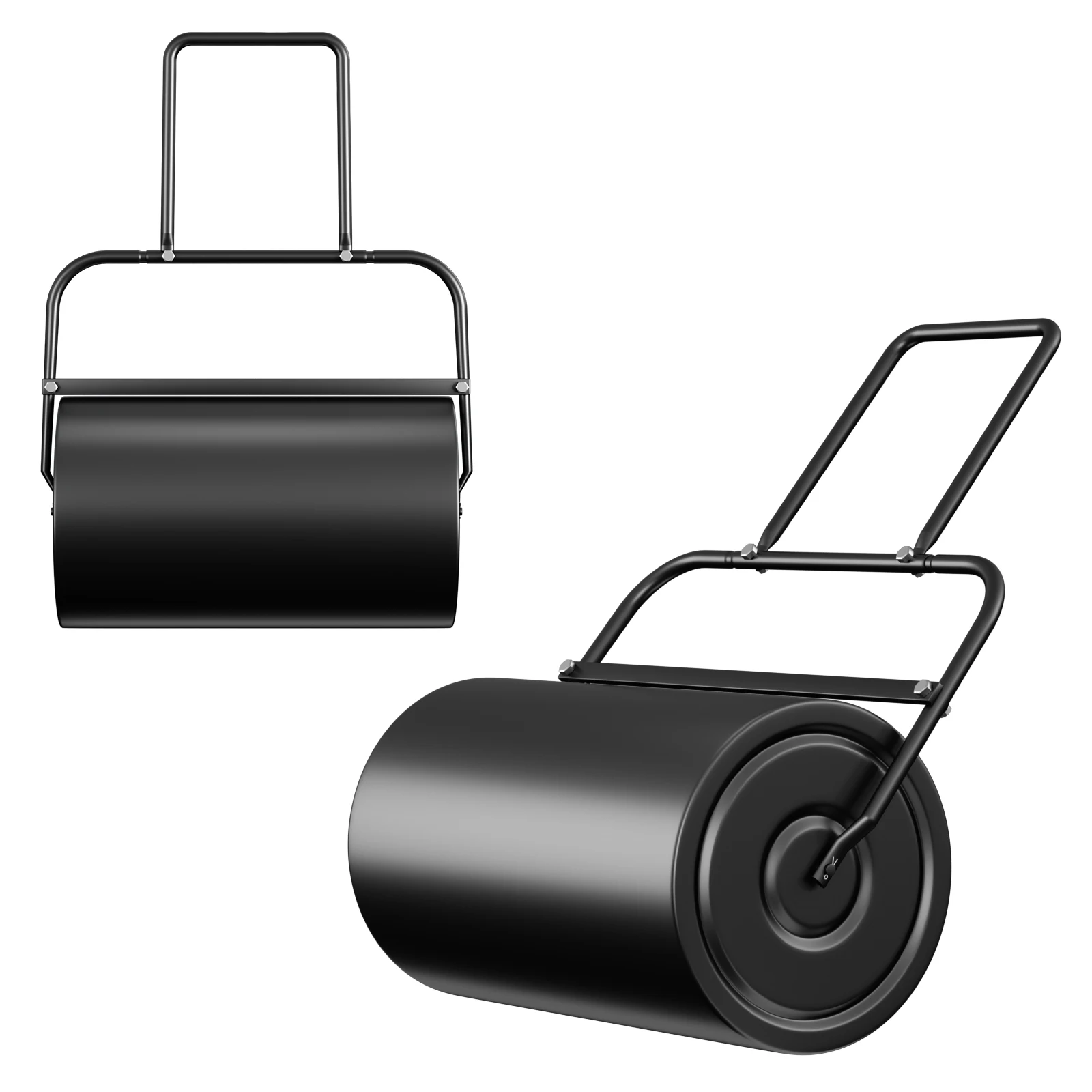 40/48L 50/60cm, Riempibile con acqua/sabbia, Trapano per sughero + raclette, per compattare il tuo prato