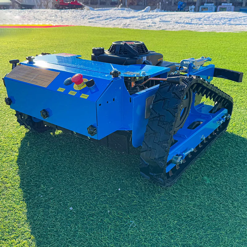 

Индивидуальный робот-газонокосилка с дистанционным управлением, интеллектуальное решение для газона для бытовых хозяйств, гусеничная газонокосилка