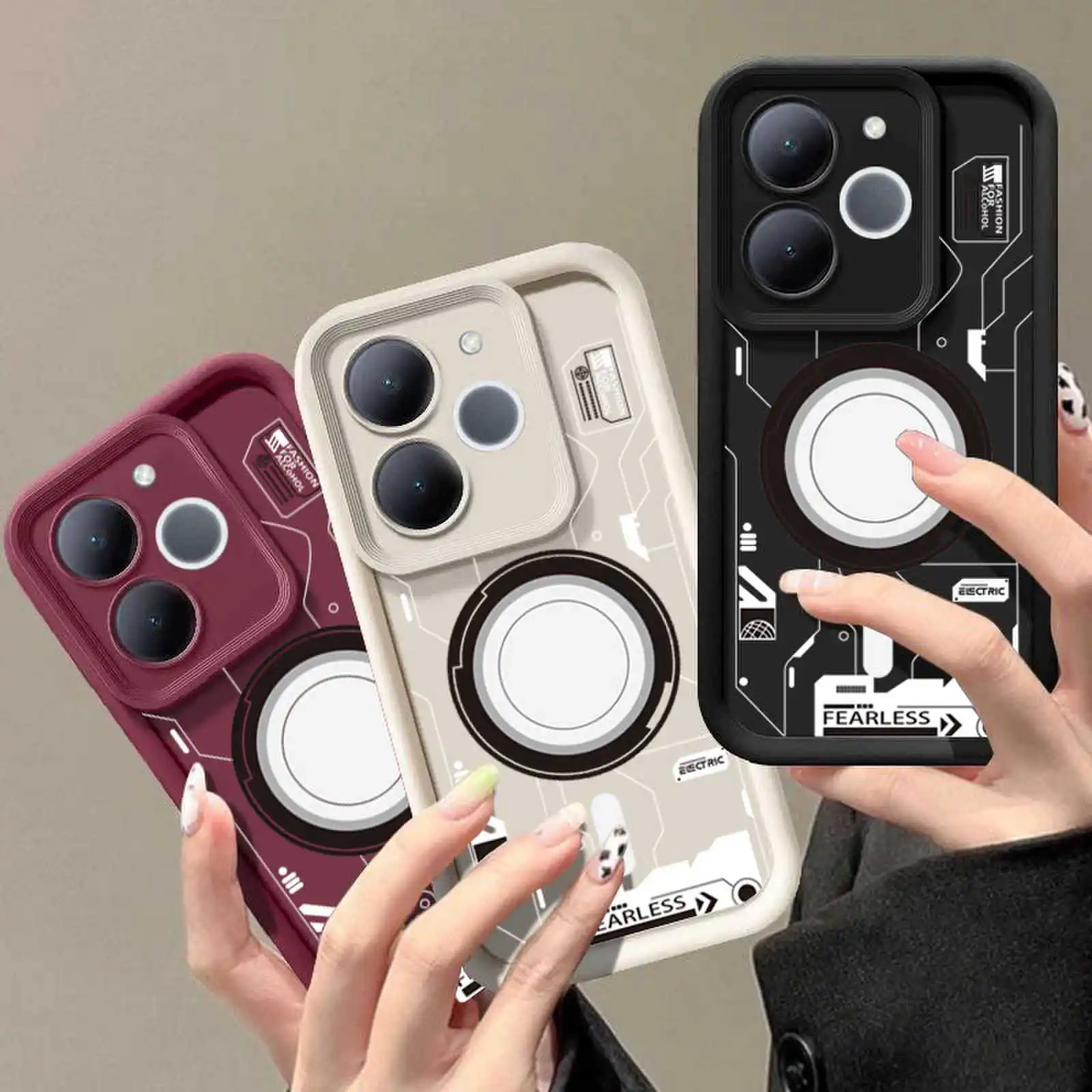 غلاف الهاتف لهاتف OPPO Realme Note 70 حافظة Realme Note 70T 60 60x 50 Turbo حافظة متينة مقاومة للصدمات H04 #1