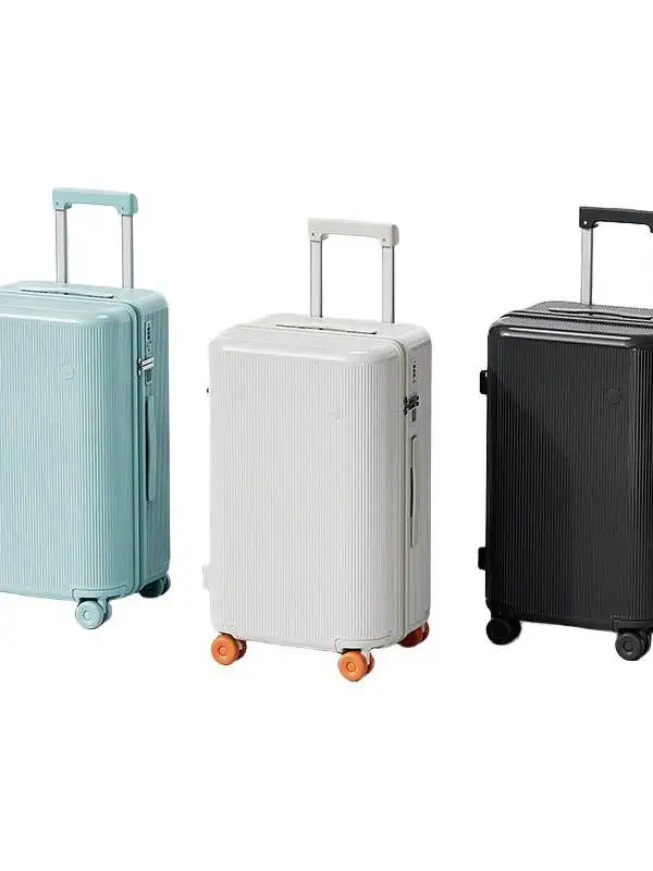 New 2026 20-Inch Carry-On Durable Luggage with Combination Lock Travel Pull Rods for Air Travel Fashionable Fashionable ABS+PVC