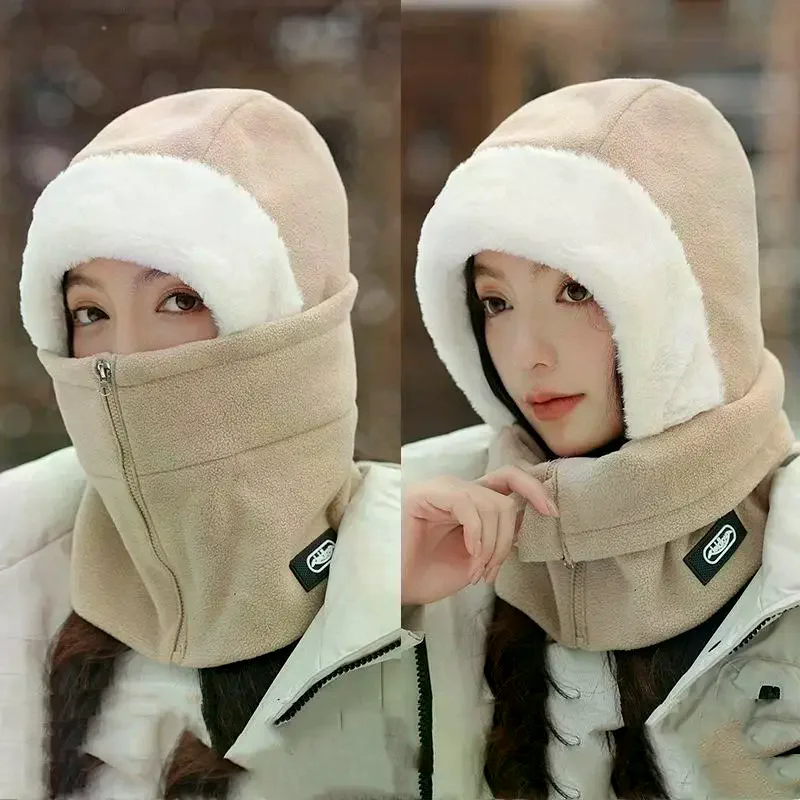 قبعة مقاومة للرياح في الشتاء لركوب الدراجات، قناع وجه سميك ودافئ لحماية الأذن، عصابة رأس لركوب الدراجات، قبعة قطنية مقاومة للبرد #3